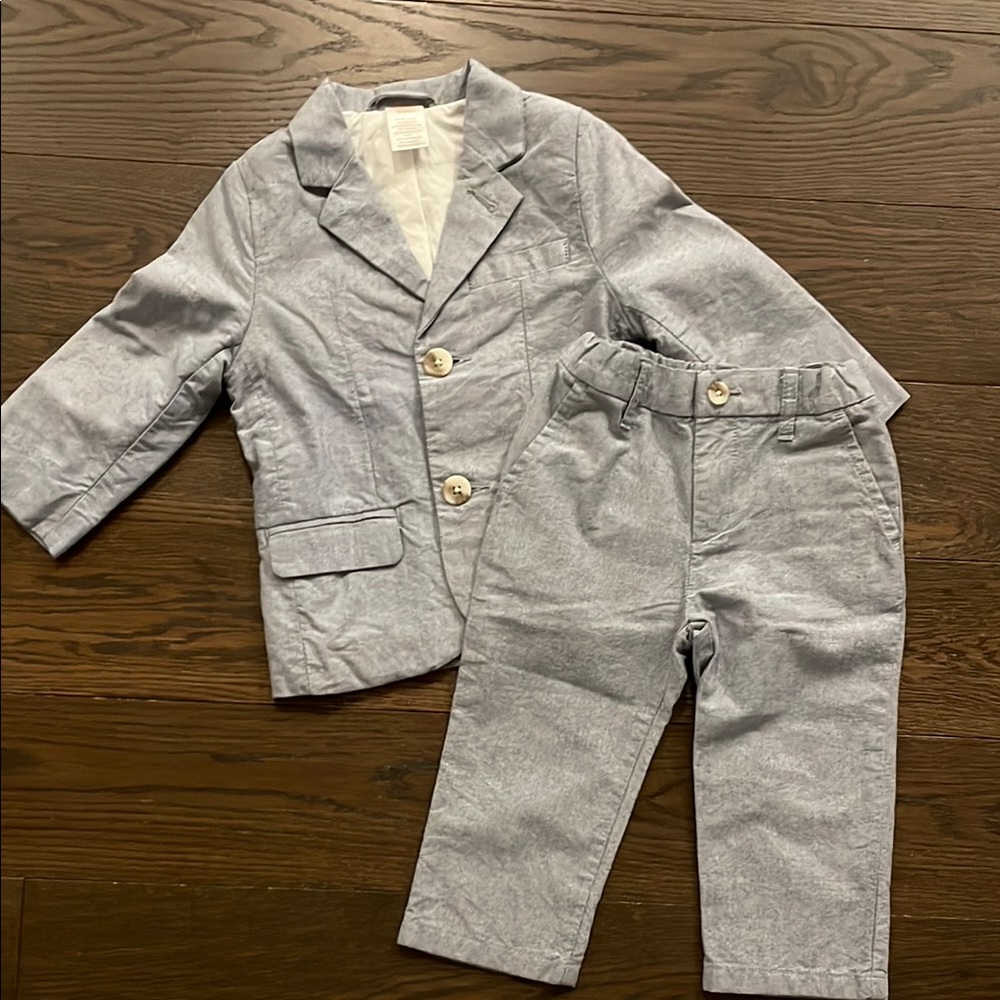 Stylish Blue Blazer and Pants suit set